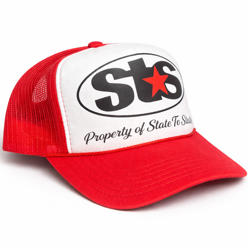"STAR" Trucker Hat (Red)