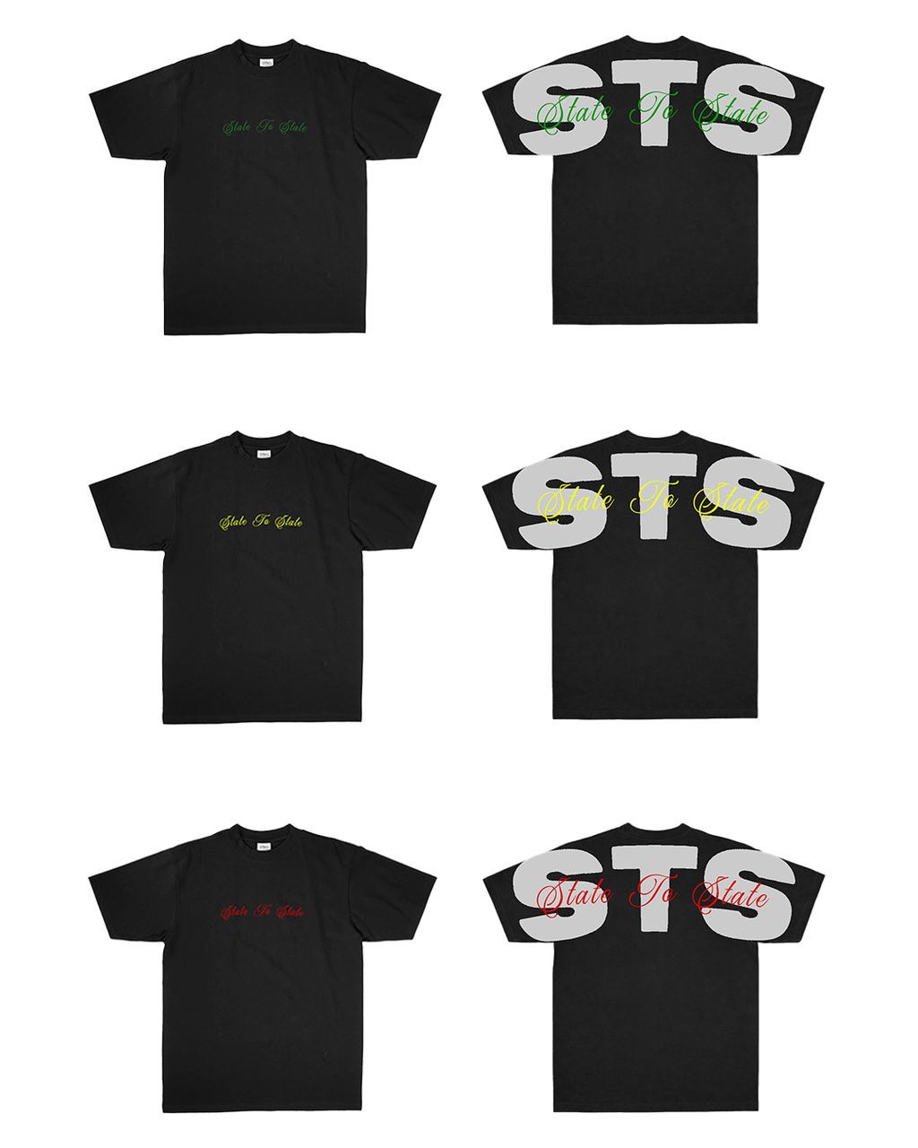 "STS" Brand Tee (Green)